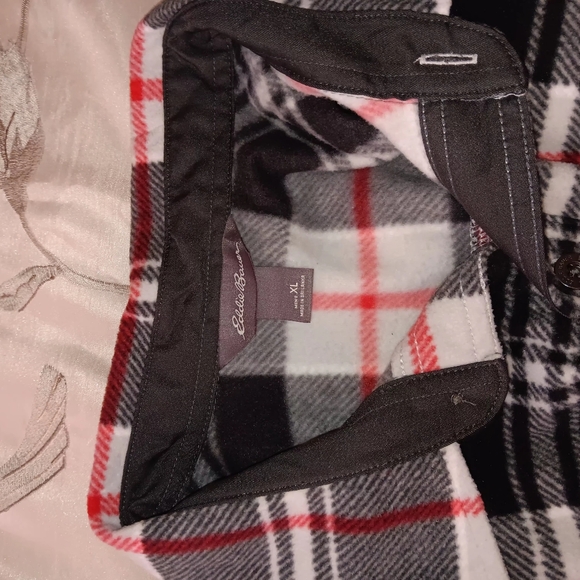Mens eddie bauer plaid long  sleeve button down shirt Multicolor xl flannel - Picture 5 of 7